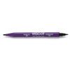 Skin Marker / Medical Utility Marker with Ruler Viscot® Gentian Violet / Permanent Black Ink Sterile Full Size Dual Tip, Regular / Fine
