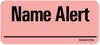 Pre-Printed Label MedVision® Auxiliary Label Red Name Alert Black Alert Label 1 X 2-1/4 Inch